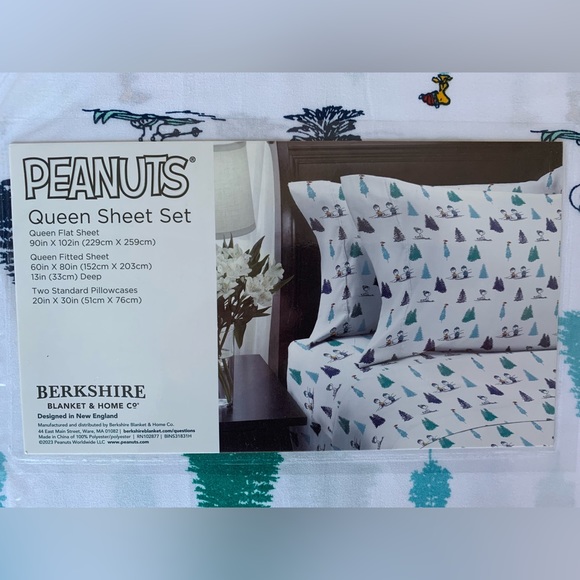 Peanuts Winter Sheet Set - Queen - Picture 4 of 4